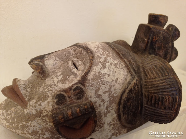 Igbo népcsoport antik maszk Afrika Nigéria africká maska 111 dob 31
