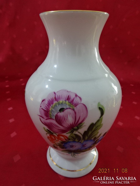 Herendi porcelán váza, számozása 89, magassága 16,5 cm. Vanneki!