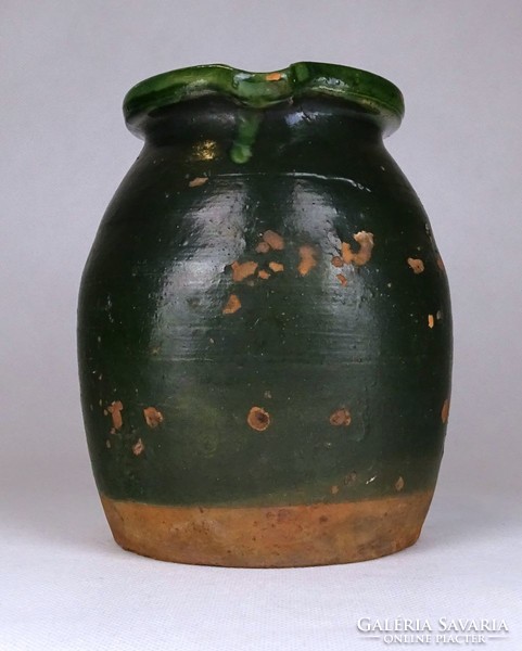 1G536 antique green glazed earthenware