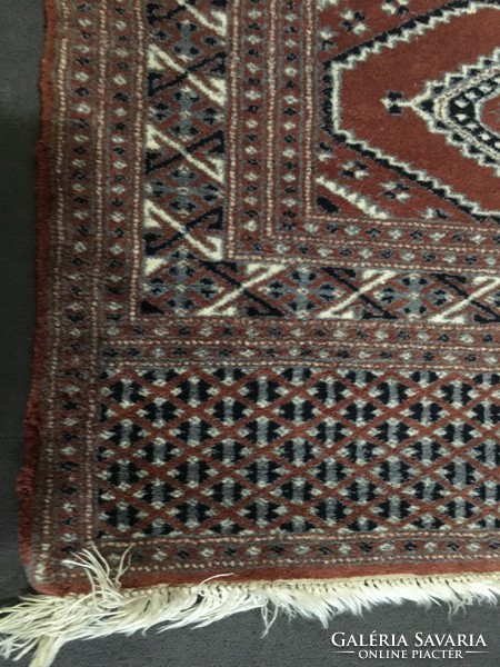 Antique very fine thin, detailed wear-free rug!