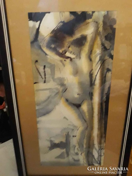 Alexander Bihari: nude - aquarell