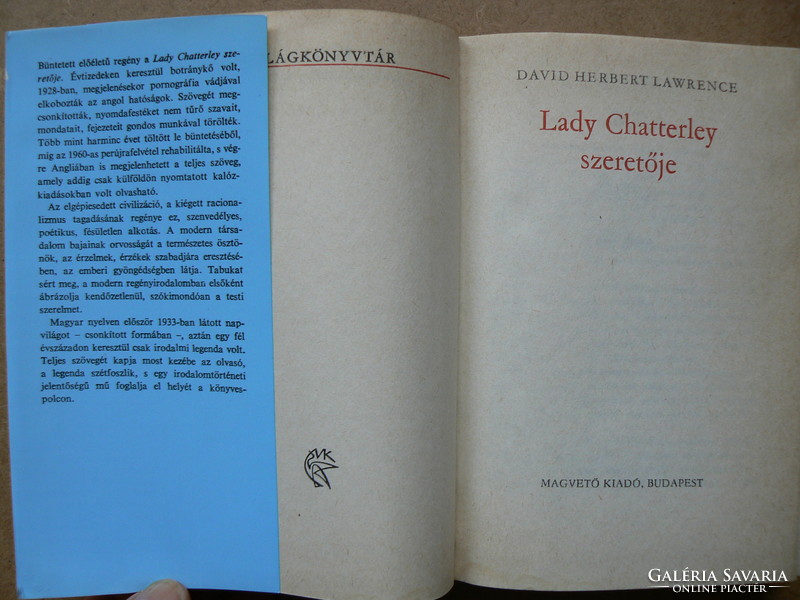 Lady Chatterley's lover, David Herbert Lawrence 1983, book in good condition