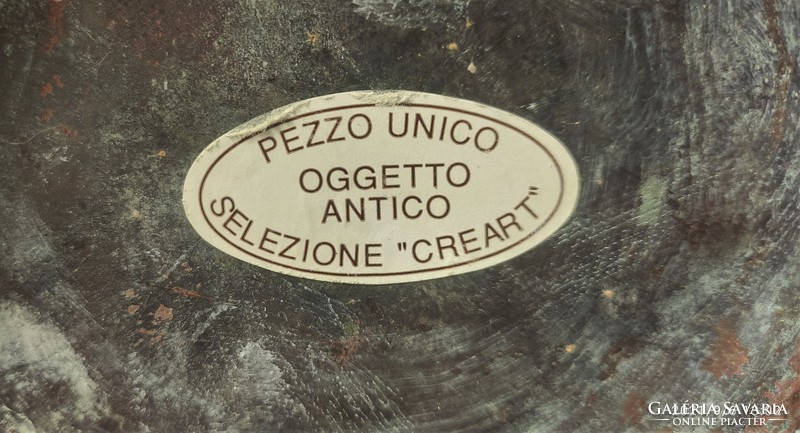 Antik Olasz vörösréz konyhai gyűjtemény