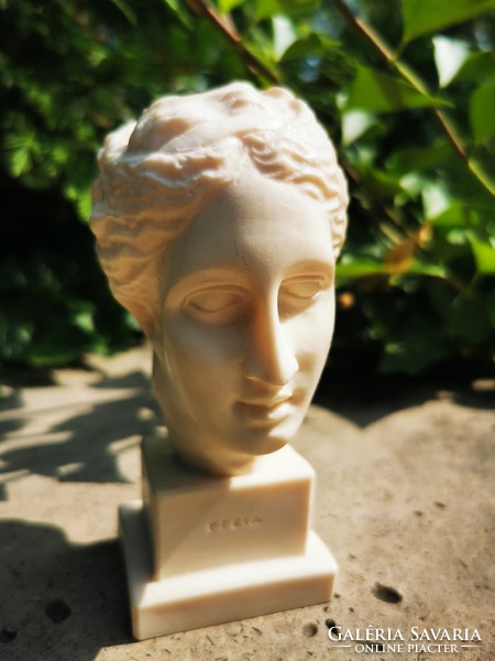 Hygeia, Greek goddess, alabaster bust