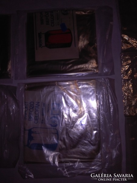 Négy csomag retro befőző celofán együtt - bontatlan csomagok
