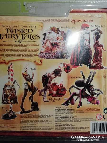 Akció figura, MOVIE MANIACS, Twisted Fairy Tales, PETER PUMPKIN EATER