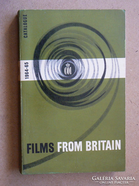 FILMS FROM BRITAIN 1964-65,(ANGOL NYELVŰ KATALÓGUS), KÖNYV JÓ ÁLLAPOTBAN