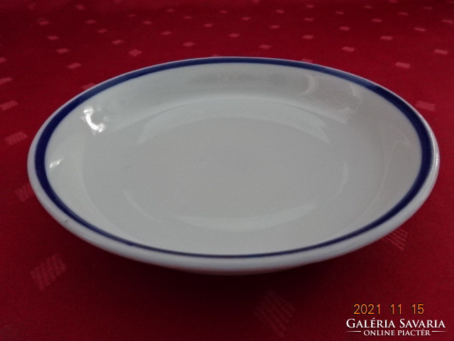 Zsolnay porcelain bowl, antique, blue border, diameter 13 cm. He has!
