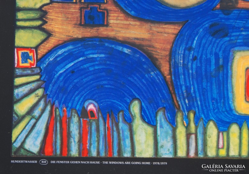 Hundertwasser: Az ablakok haza mennek 1978/1979