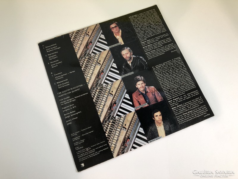 Gusztáv Csík Quartet – Csík Gusztáv És Együttese - 1978 Hanglemez Bakelit Lemez Album LP Zene