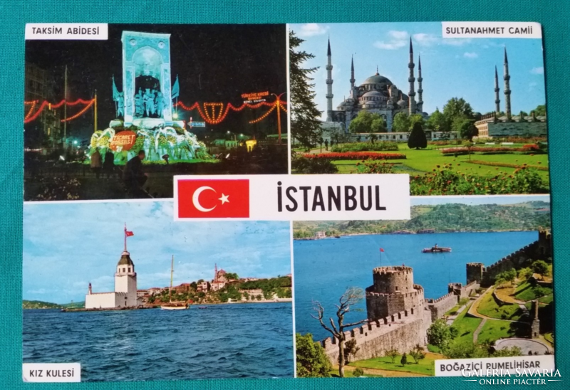 Isztambul ,Törökország ,postatiszta képeslap