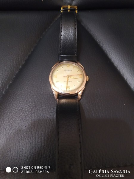 Gold 14kr.-os kirovskie (kirov) men's watch from the 1950s