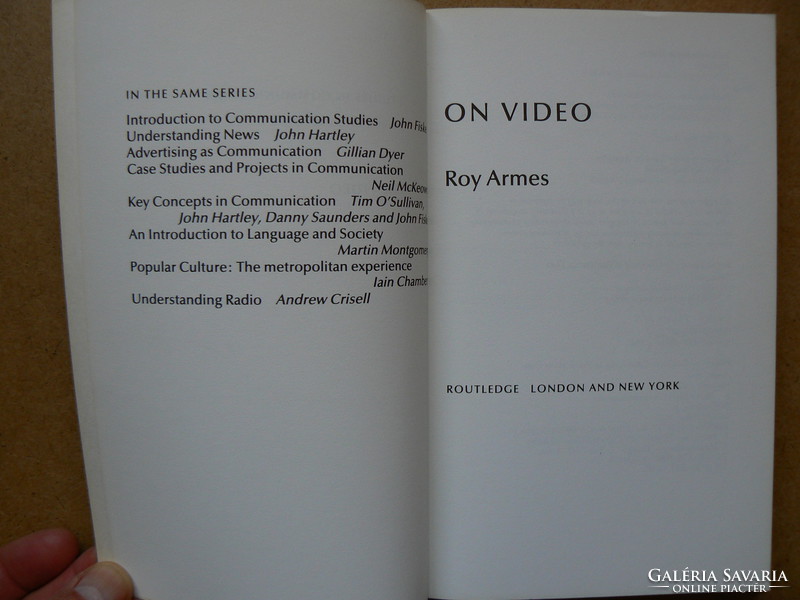 On video, roy armes 1988, (in english), dedicated book in good condition