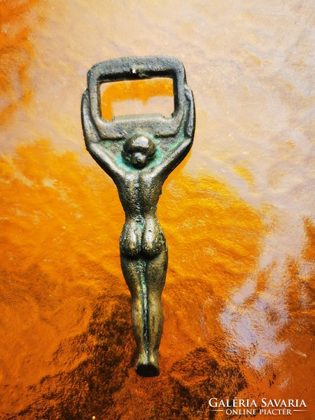 Copper nude bottle opener