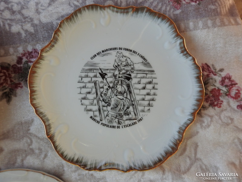 Jelenetes fali tányér gyűjtemény - luxus Cotfer porcelán gyűjtemény