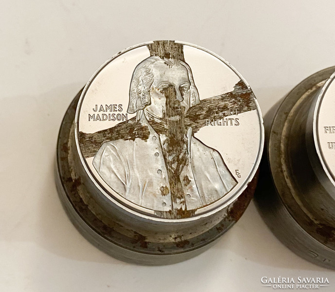 George Washington and James Madison Commemorative Coins Extracted!