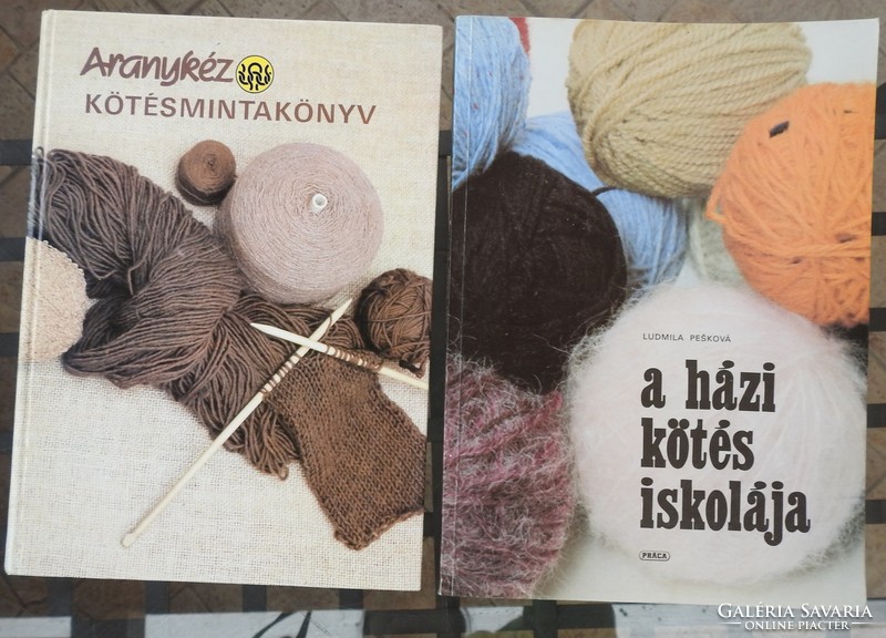 The School of Homemade Knitting - A Golden Hand Knitting Pattern Book