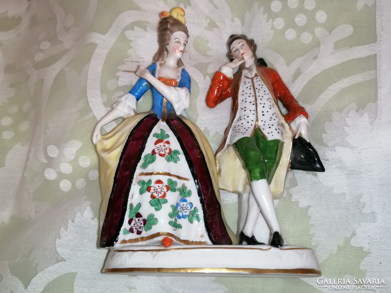 Altwien baroque couple with beautiful painting
