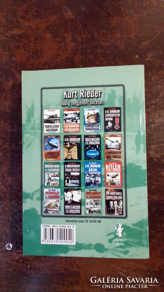 Kurt Rieder's book: Operations in ii. In World War II.