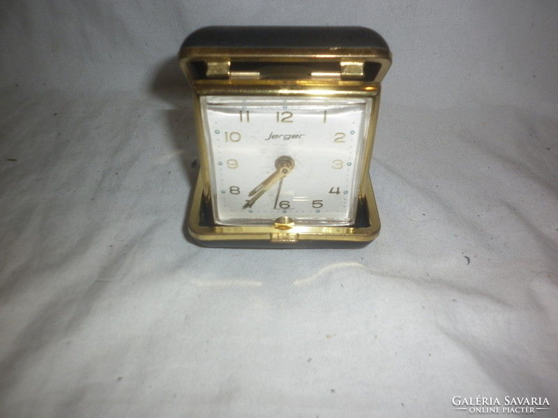Old jerger alarm clock german traveler clock
