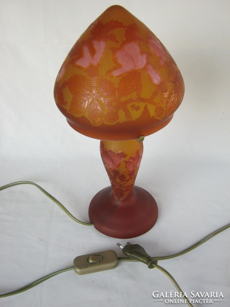 Gallé TIP üveg lámpa