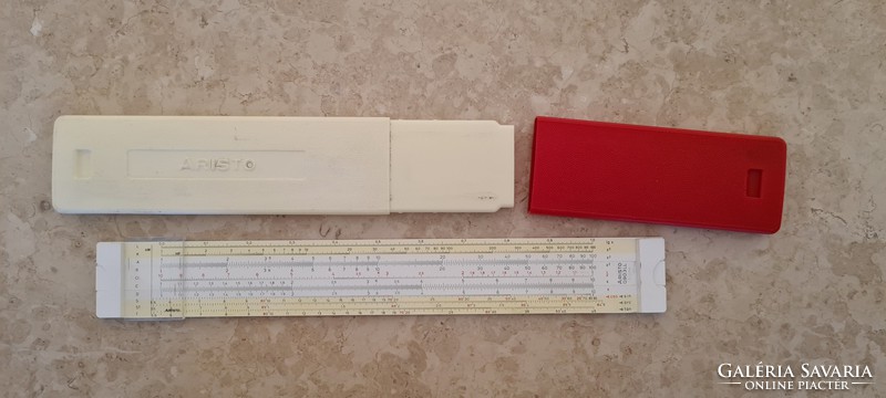 Hibátlan 33cm-es ARISTO logarléc eredeti műanyag tokjában