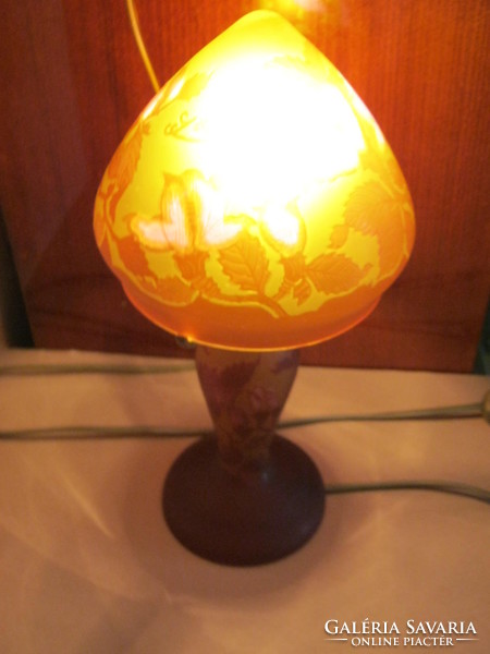 Gallé TIP üveg lámpa
