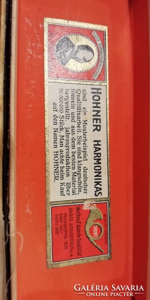 Szájharmonika az 1930-as évekből, Lieblinge eredeti dobozban
