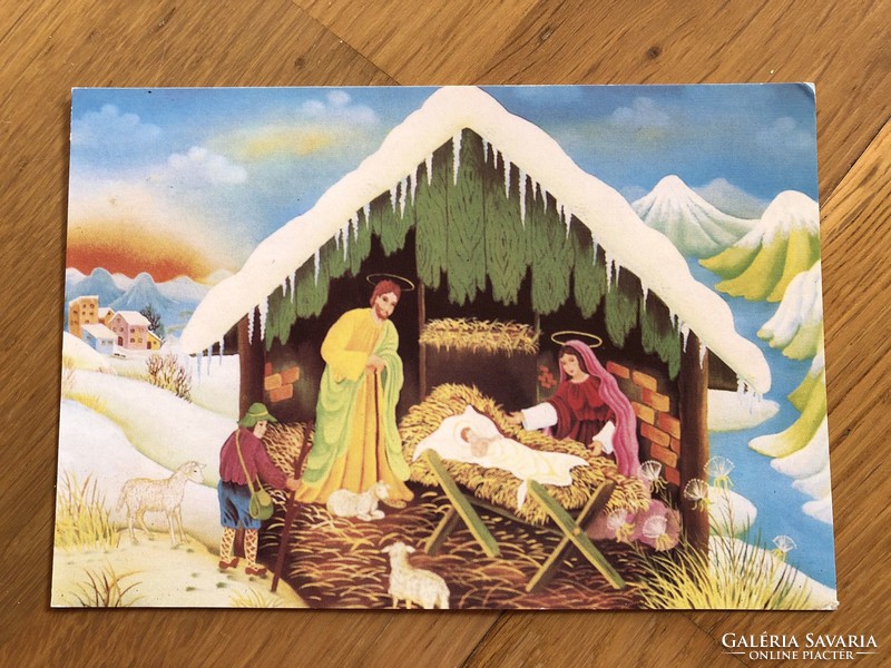 Cute Christmas postcard