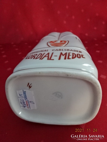 Royal dux Czechoslovakian porcelain medicinal water bottle, one liter. He has!