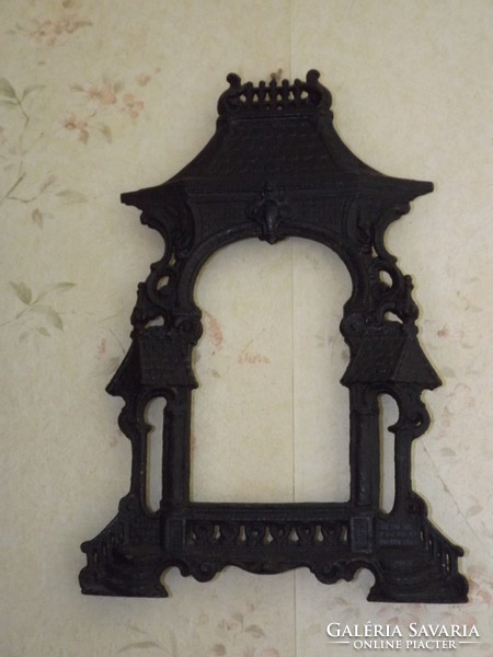 Antique original picture holder photo holder frame cast iron rarity collection for museum