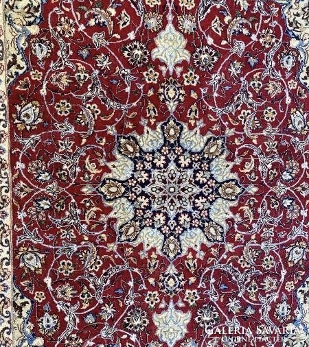 Isfahan Persian rug with silk yarn 174x109 cm