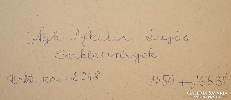Ágh Ajkelin Lajos (1907-1995): Sziklavirágok.