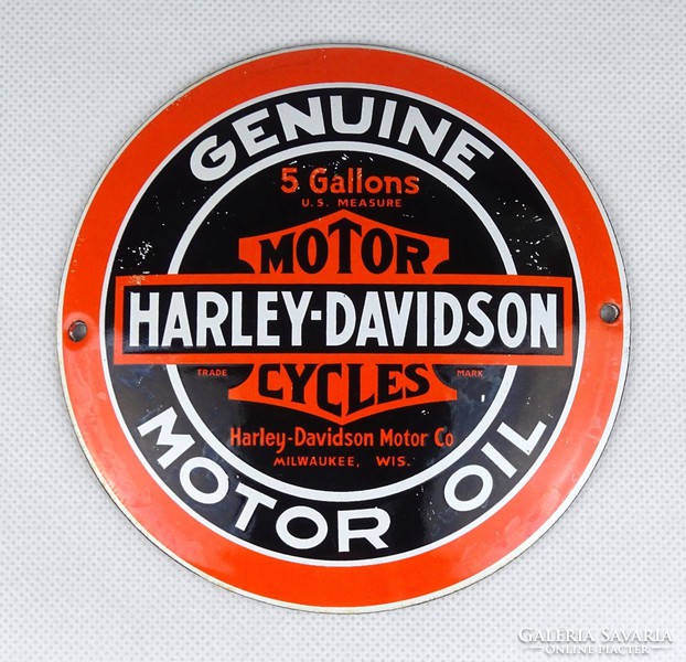 1G803 harley-davidson flawless enamel board 11.8 Cm