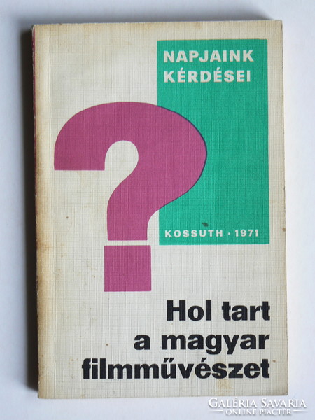 Where is Hungarian film art ?, Charles the Great 1971, book in good condition, rarer