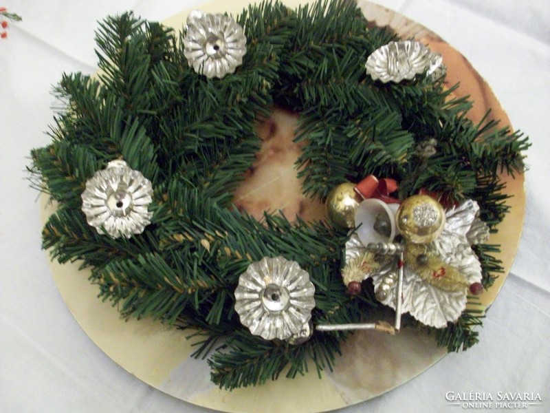 Old simple advent wreath