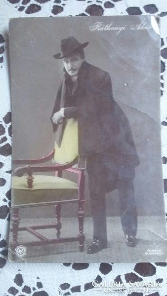 Old postcard: actress from Ráthony - Kossak Budapest
