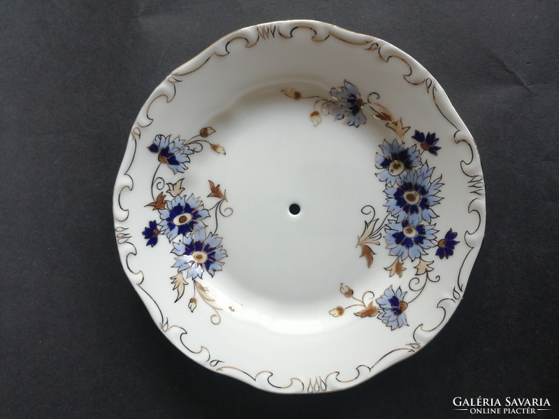 Zsolnay cornflower plate, to replace a tiered serving tray - ep