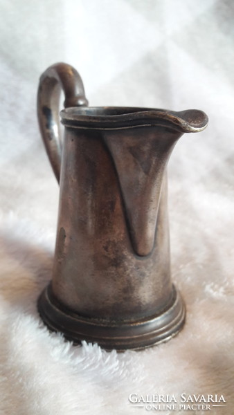Antique silver-plated casting, baptismal foundry, temple relics