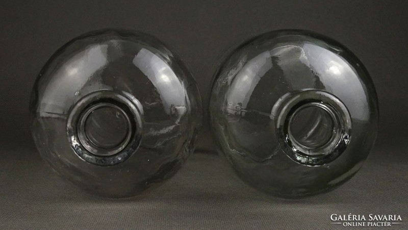 1G916 Régi borosüveg kocsmaüveg pár 22.5 cm