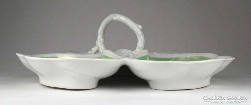 1G972 antique porcelain centerpiece serving bowl 34 cm