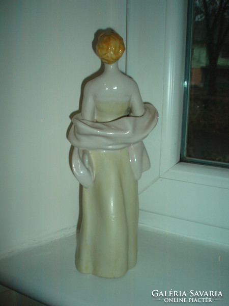 Art deco porcelán szobor