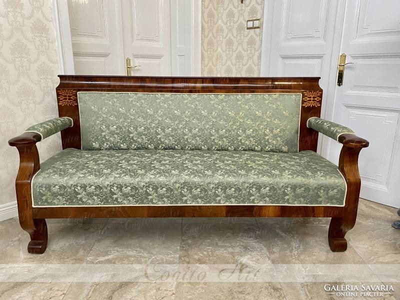 Biedermeier kanapé 1850 Restaurált