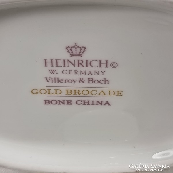 Villeroy & boch heinrich royal gold coffee pot and sugar bowl set