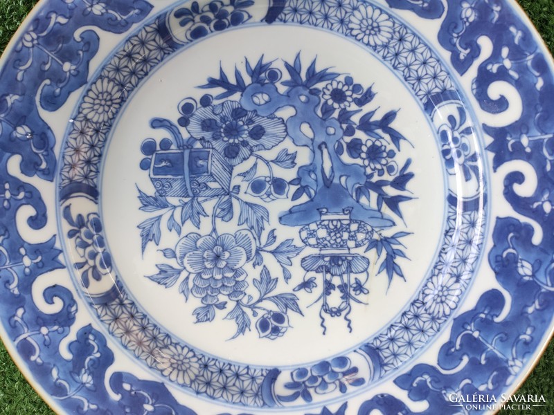 Antik kínai porcelán tányér (Qianlong 1736-1795)