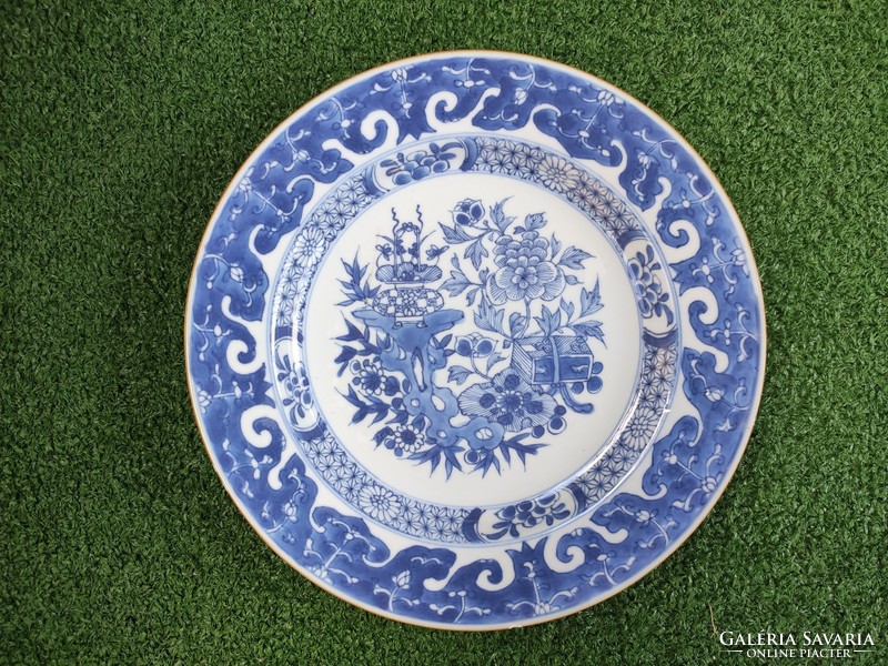 Antik kínai porcelán tányér (Qianlong 1736-1795)