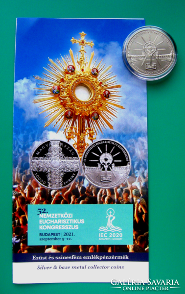2021 - 52nd International Eucharistic Congress - HUF 2,000 bu - capsule + certi