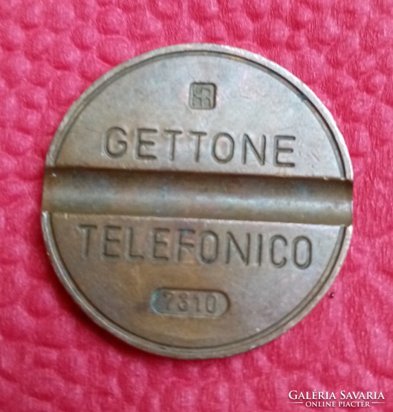 Olasz telefon érme 1973-ból