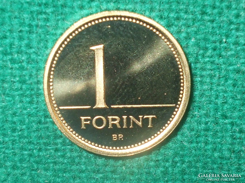 1 Forint 2007! Only 7,000 pcs. ! Mirror beat! It was not in circulation! It's bright!