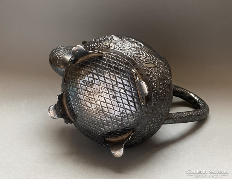 Amazing Indian silver teapot!